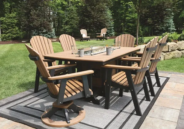 44" x 96" Rectangular Fire Table