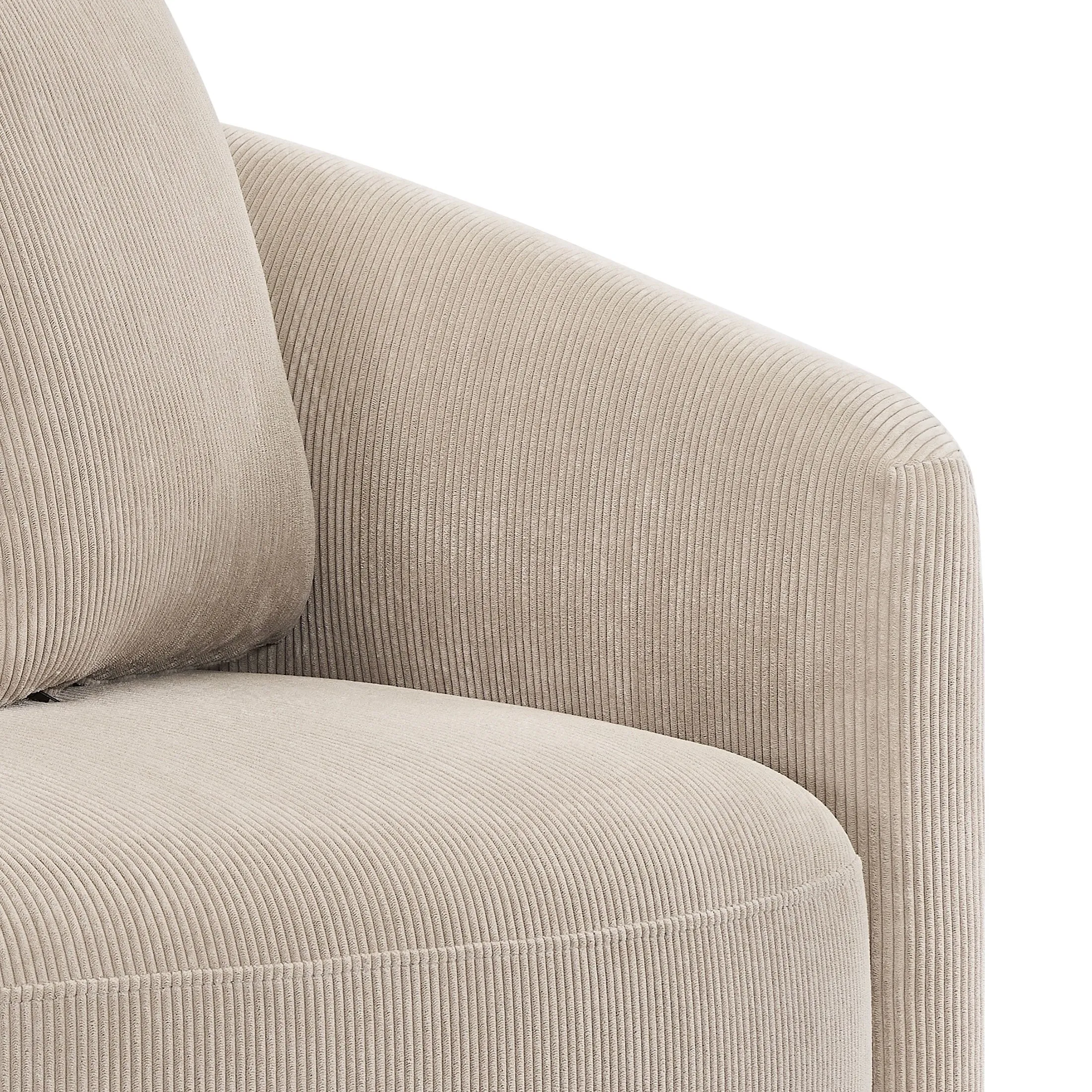 Beautiful Drew Chair by Drew Barrymore, Fawn Cord