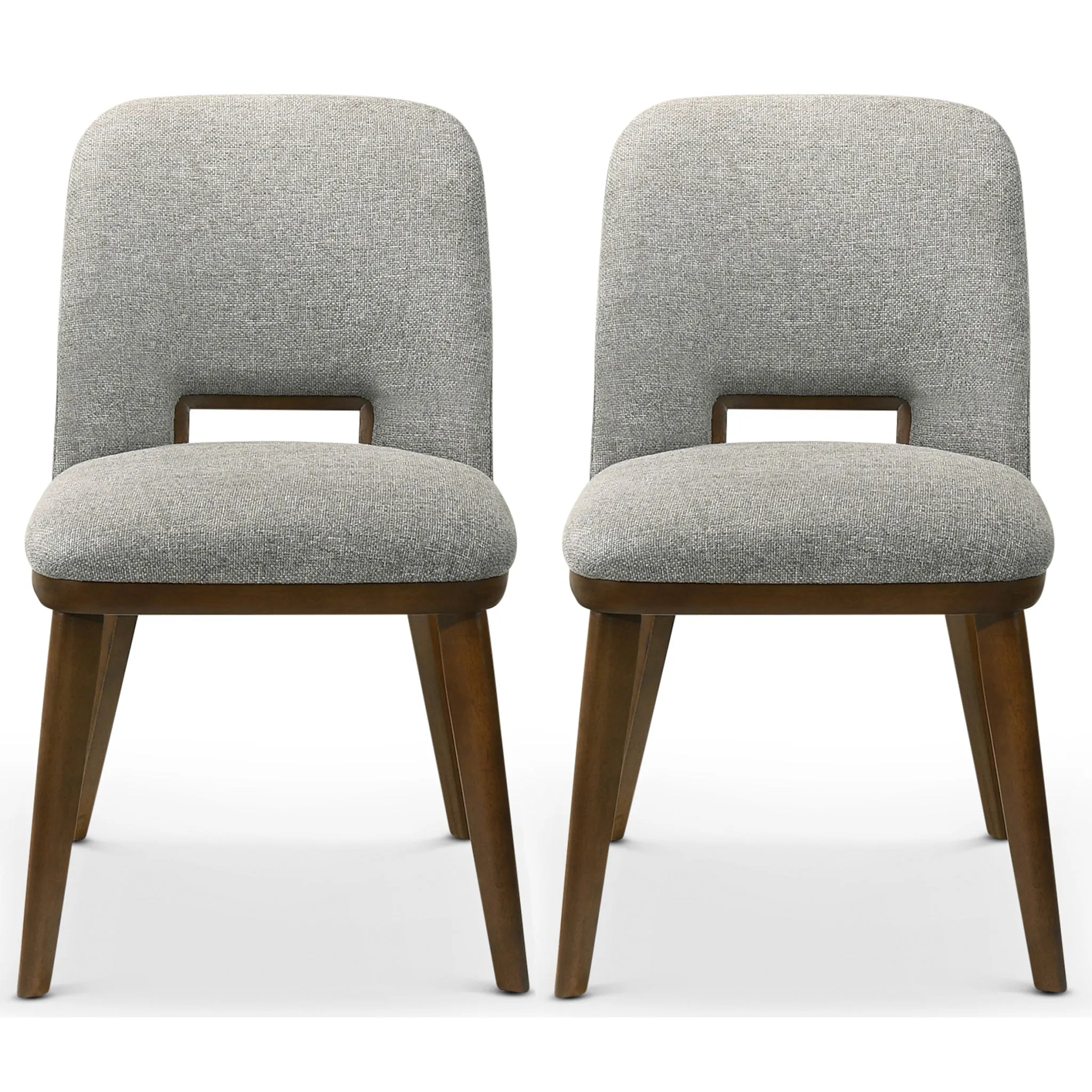 Blake Light Grey Fabric Dining Chair (Set of 2)