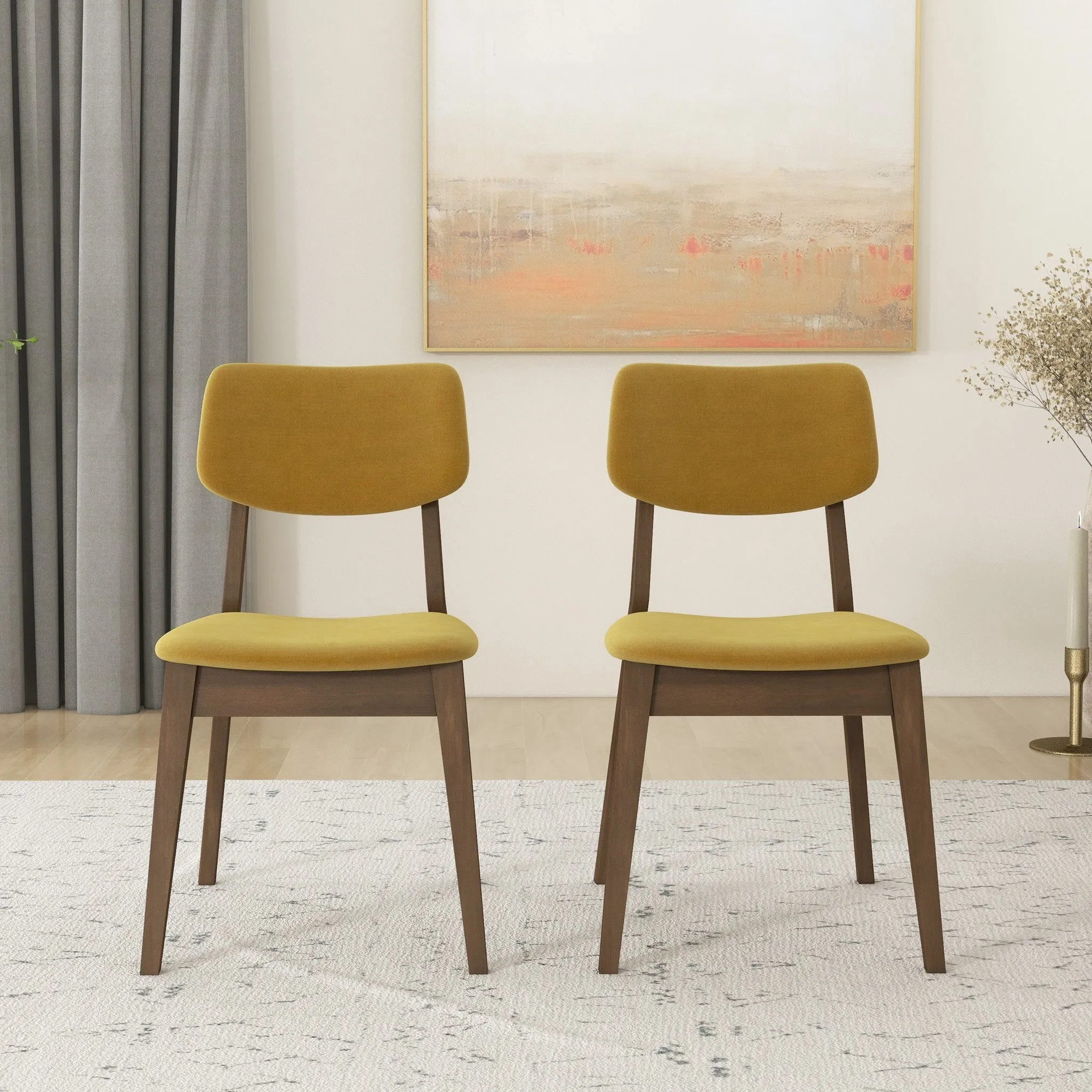Carlos - Solid Back Side Chair (Set of 2) by Couch.com