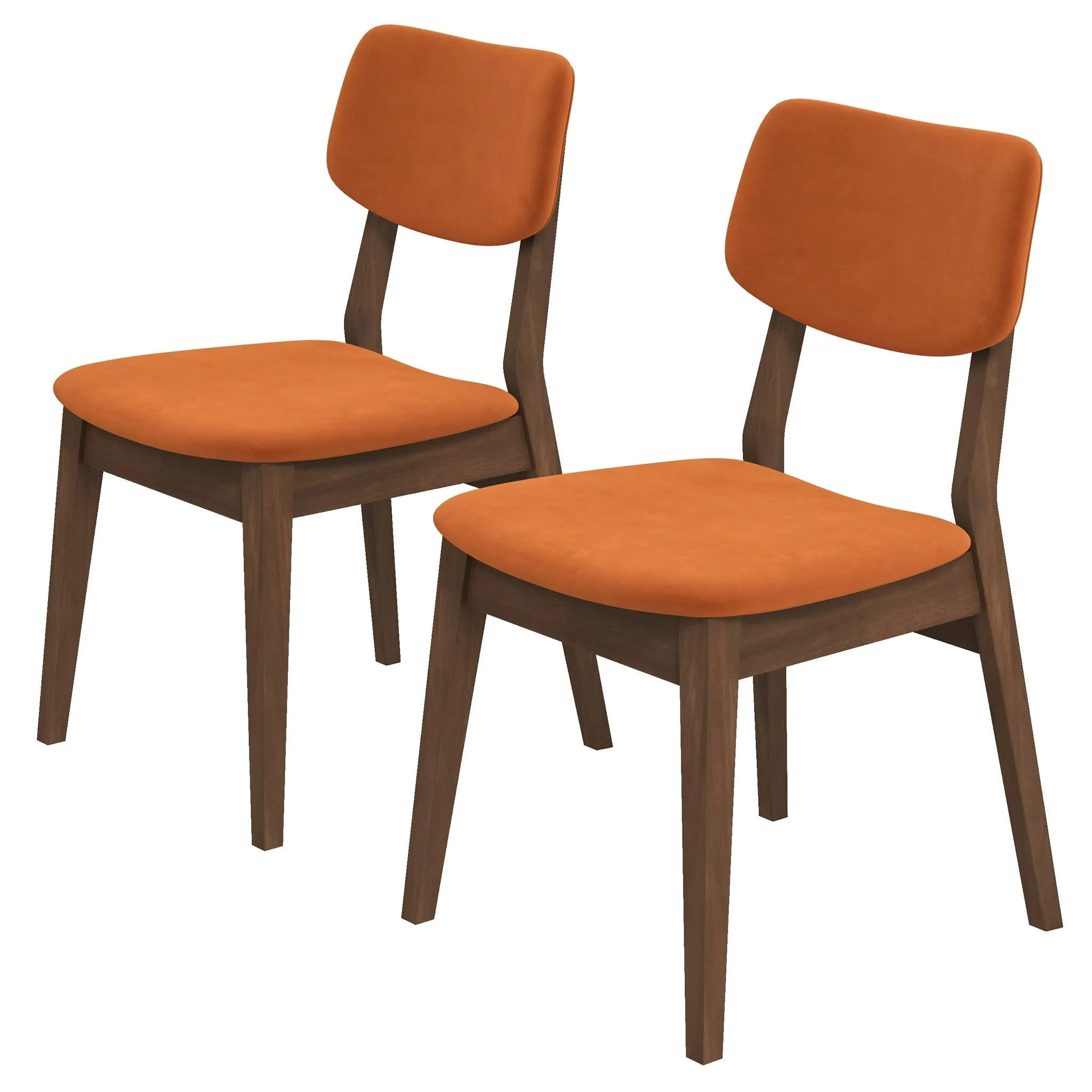 Carlos - Solid Back Side Chair (Set of 2) by Couch.com