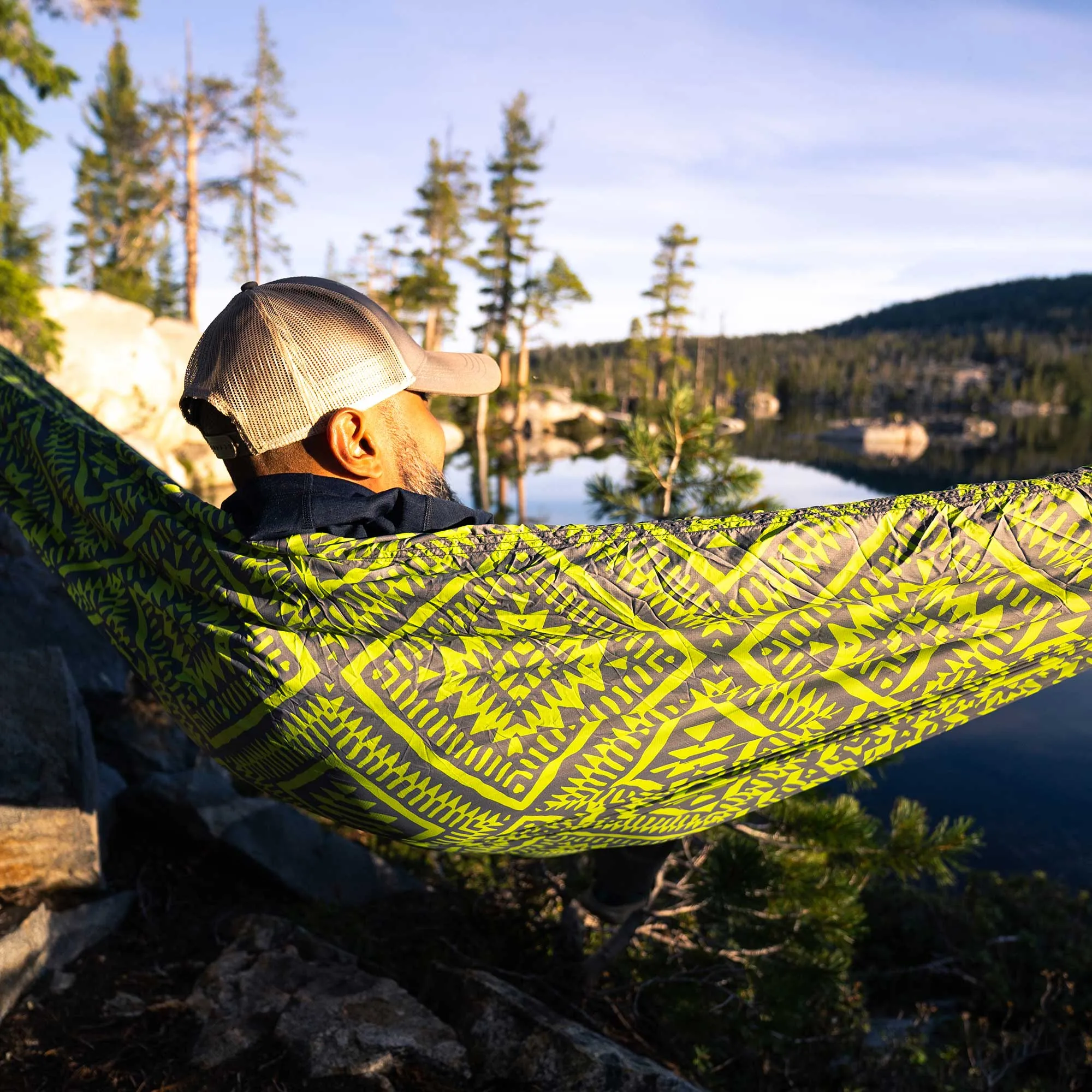 Double Deluxe Hammock with Suspension Straps | Prints