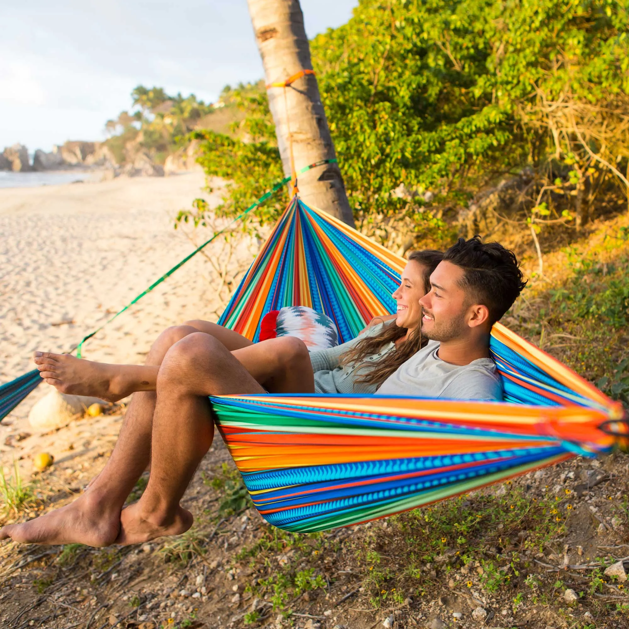 Double Deluxe Hammock with Suspension Straps | Prints