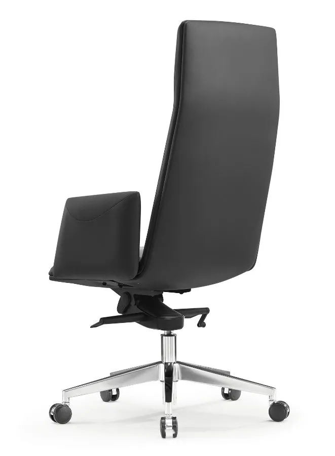 Executive Ergonomic Office Luxury Swivel Leather Chair with Headrest
