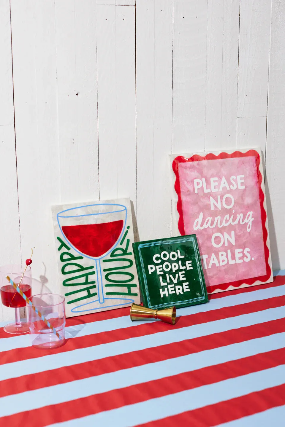 Fun House - No Dancing On Tables Tile