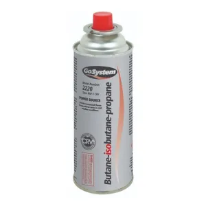 GoSystem 227GM Bayonet Butane Cartridge - Single Gas Cartridge