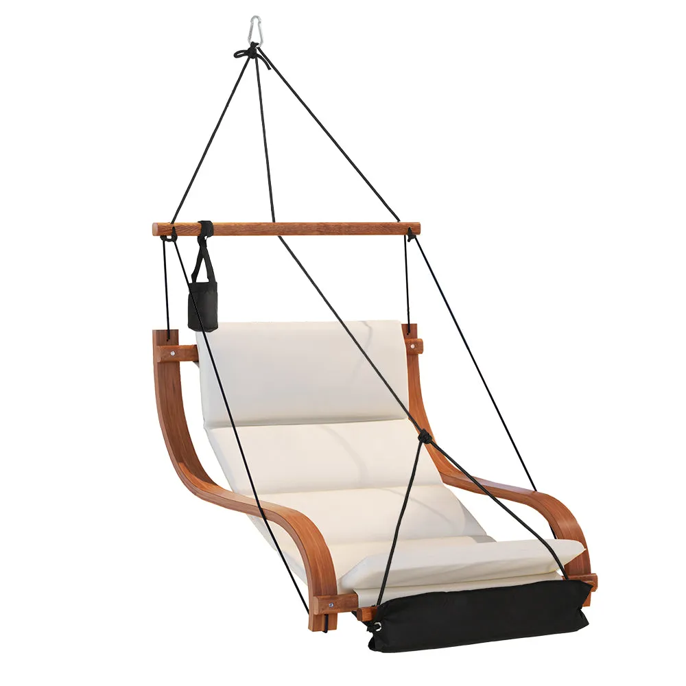 Hammock Chair Wooden Hanging Outdoor Lounge Patio