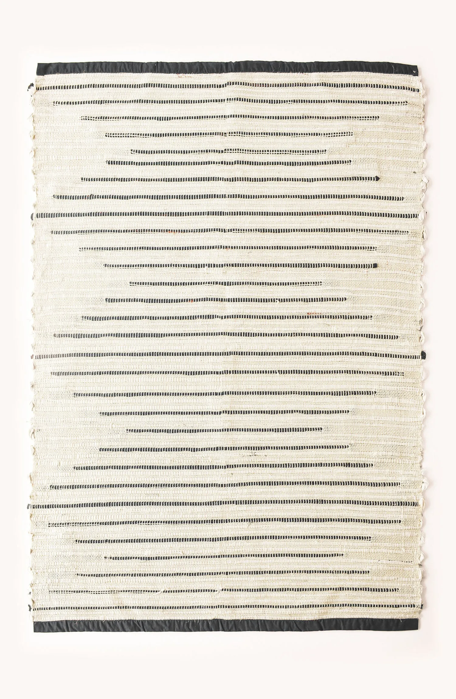 Handmade Recycled Cotton RUG 4.25 ft x 3 ft (H-RUGS-22-019)