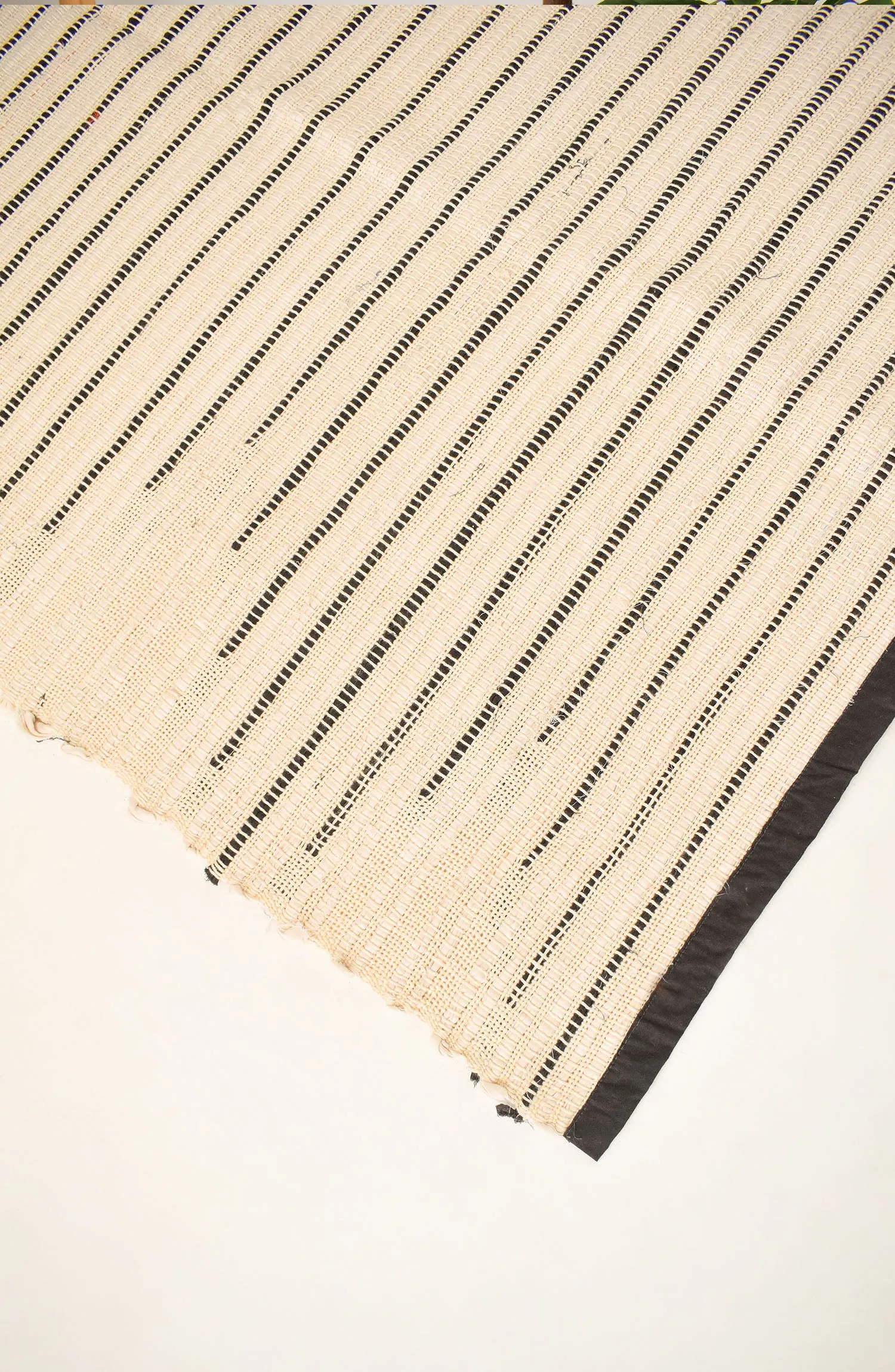 Handmade Recycled Cotton RUG 4.25 ft x 3 ft (H-RUGS-22-019)