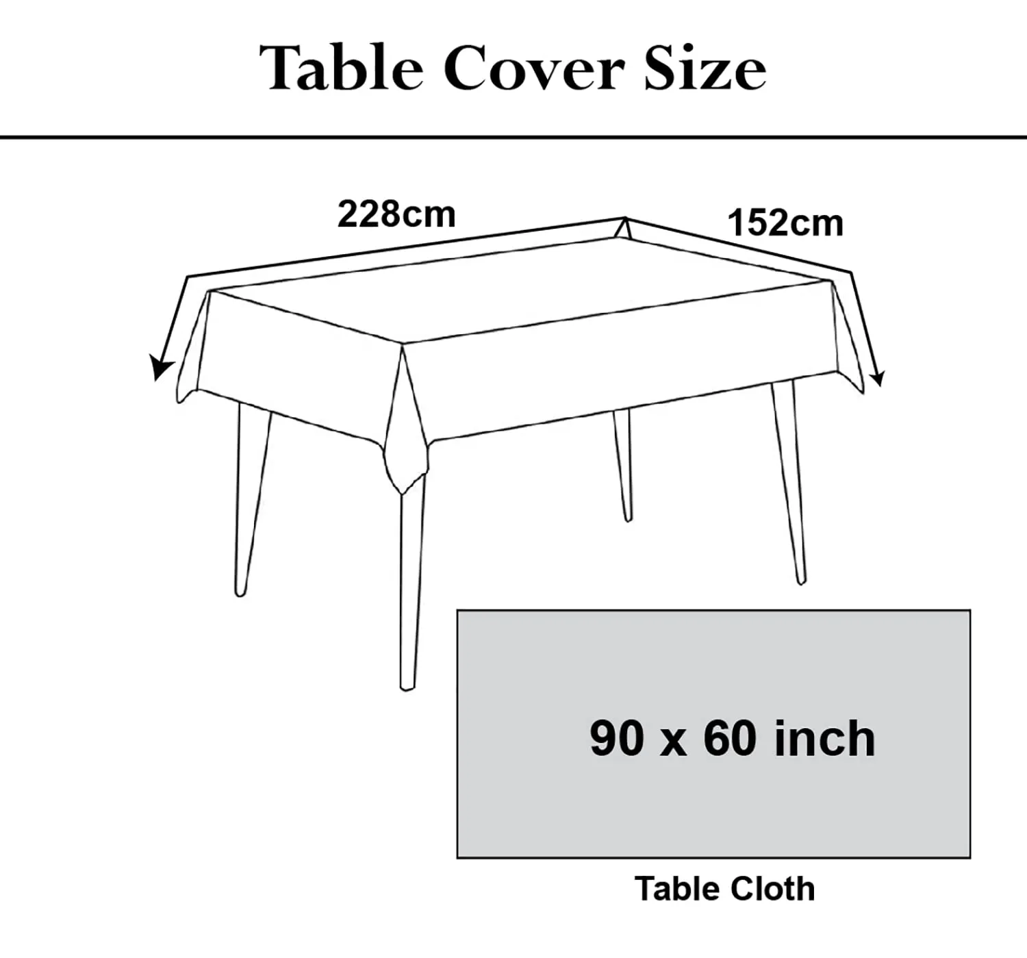 Heart Home Check Print Cotton Dining Table Cover/Table Cloth for Home Decorative Luxurious 6 Seater, 60"x90" (Blue) 54HH4270.