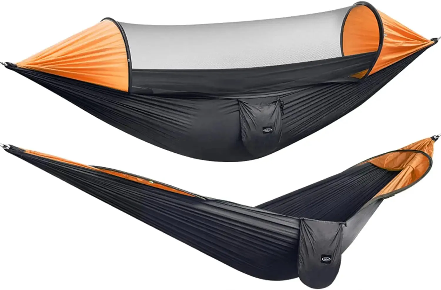 Large Camping Hammock with Mosquito Net 2 Person Pop-up Parachute Lightweight Hanging Hammocks Tree Straps Swing Hammock Bed
