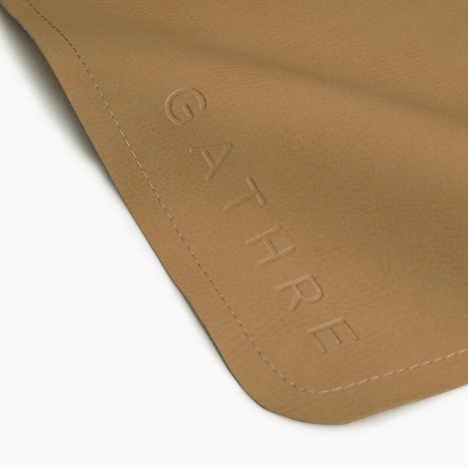 Leather Midi Mat - Camel by Gathre