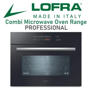 LOFRA Professional FMVN6TME Black Glass Combi Microwave Oven 1000w  h45cm w60cm