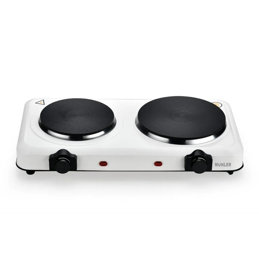 Muhler Table Electrical Stove with 2 Plates  1000w-1500w  MHP122