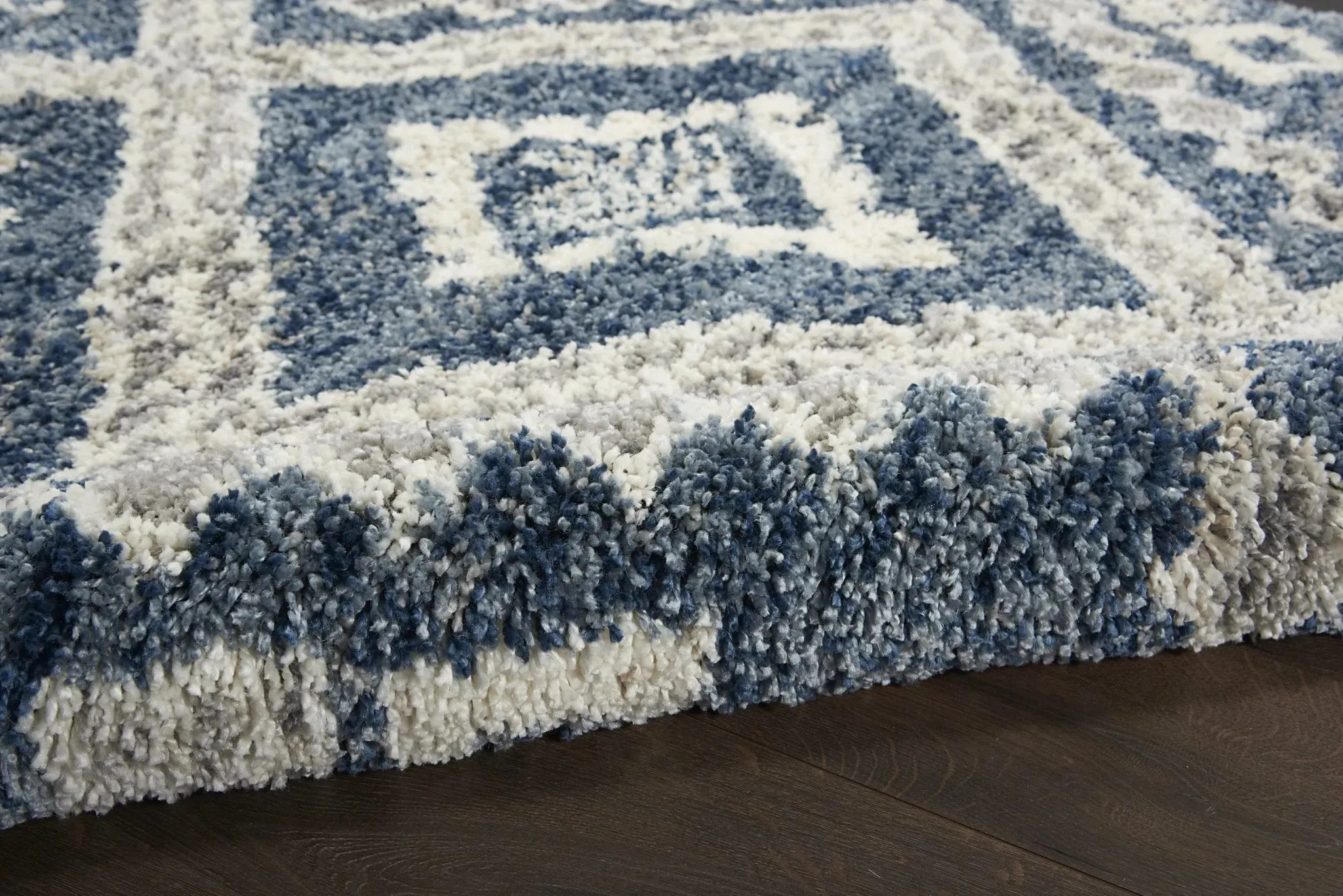Oslo Shag OSL02 Denim Blue Rug