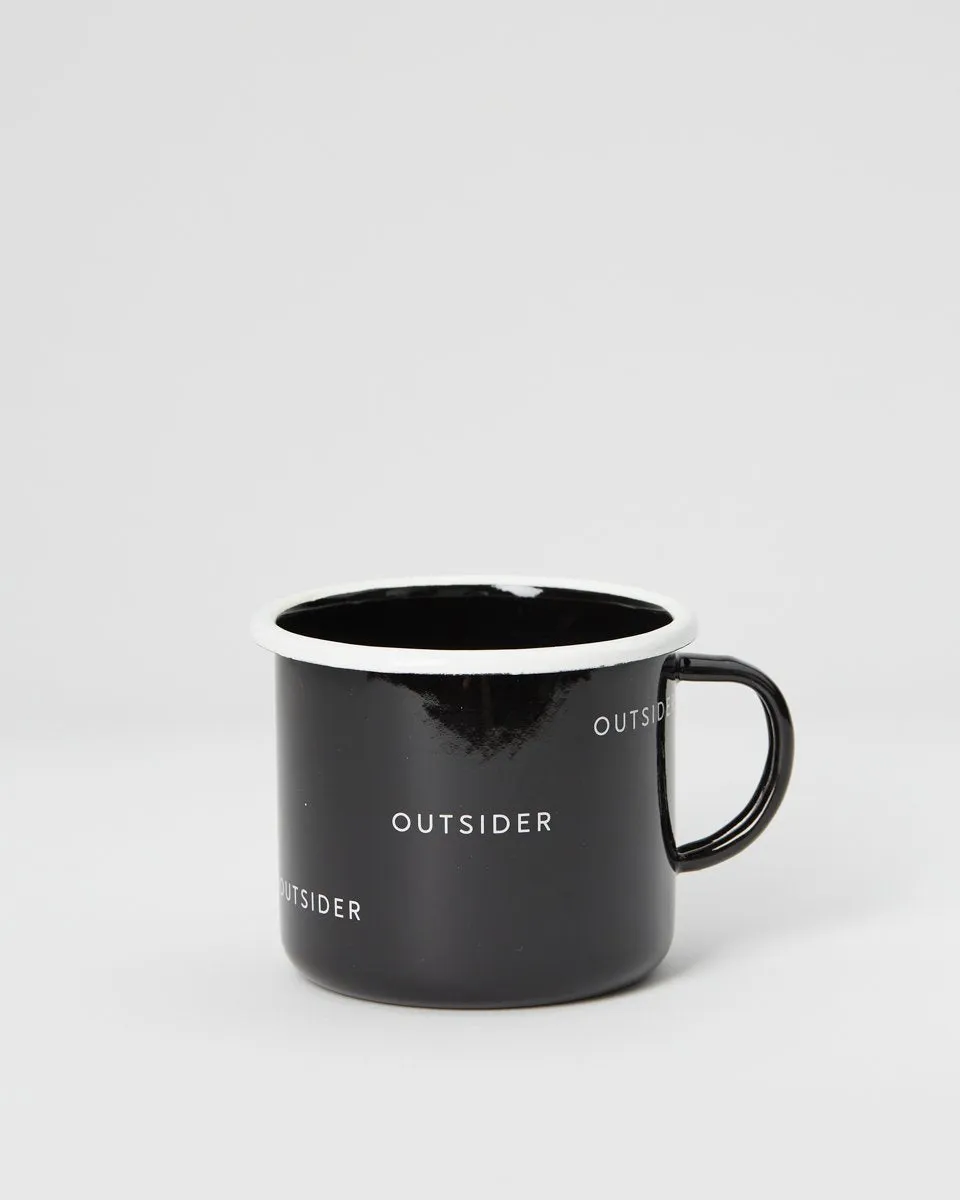 Outsider Enamel Camp Mug