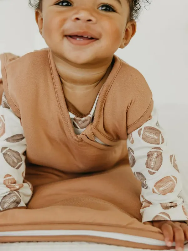 Pecan Sleep Bag (0-6 Months) by Copper Pearl