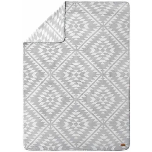 Pendleton Sherpa Fleece Throw - Plush-Rancho Arroyo - Grey - 50'' X 70''