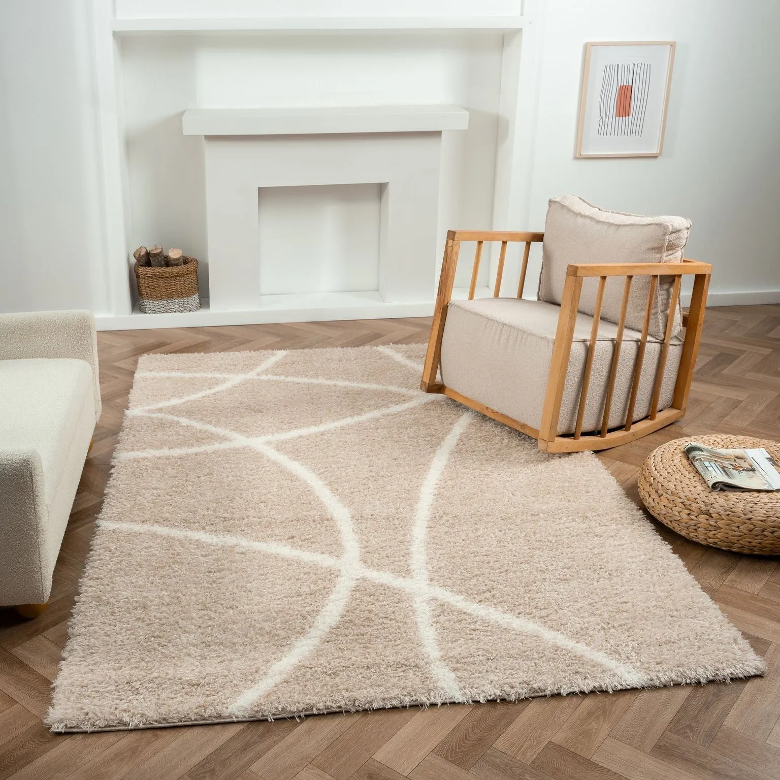 Plushy 382 Fawn Rug - Plush Comfort for Living Rooms