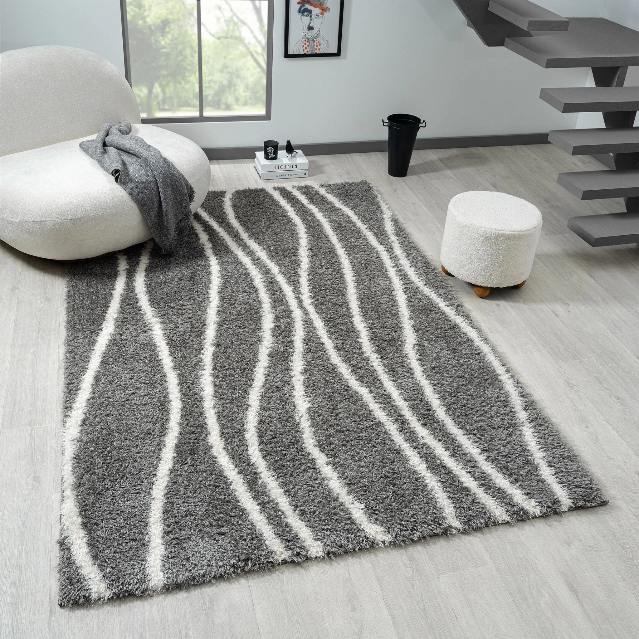 Plushy 385 Cloud Grey Rug - Timeless Grey Home Rug