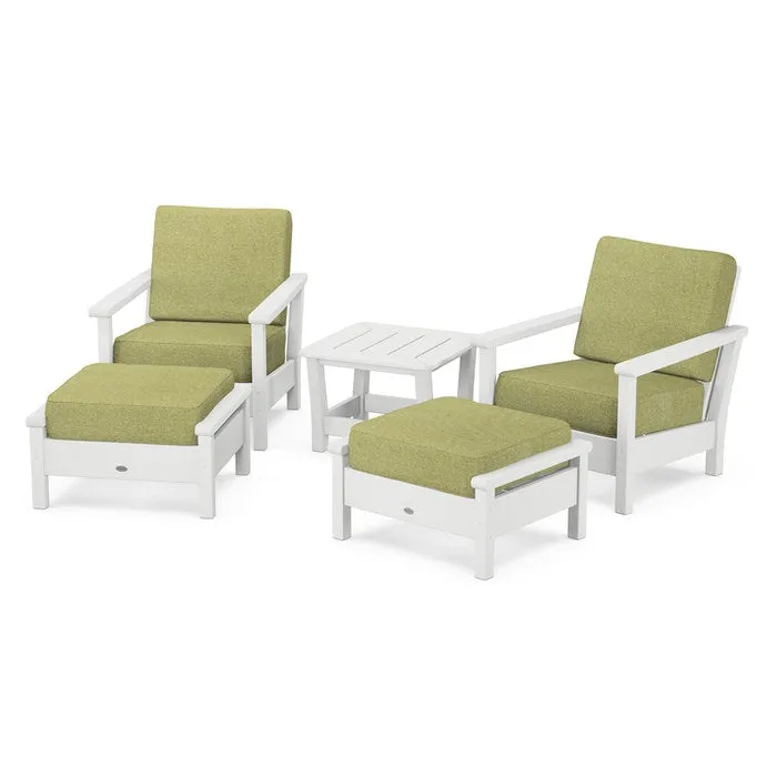 Polywood Harbour 5-Piece Deep Seating Chair Set