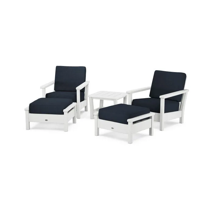 Polywood Harbour 5-Piece Deep Seating Chair Set