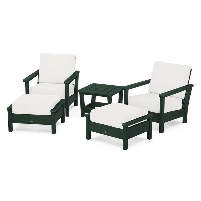 Polywood Harbour 5-Piece Deep Seating Chair Set