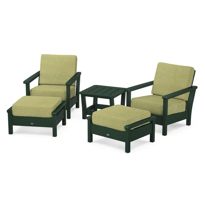 Polywood Harbour 5-Piece Deep Seating Chair Set