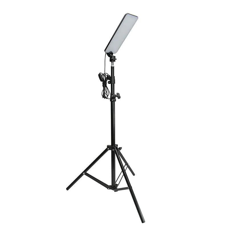 Portable LED Camping Light  Adjustable Tripod for Selfies & Outdoor Lighting