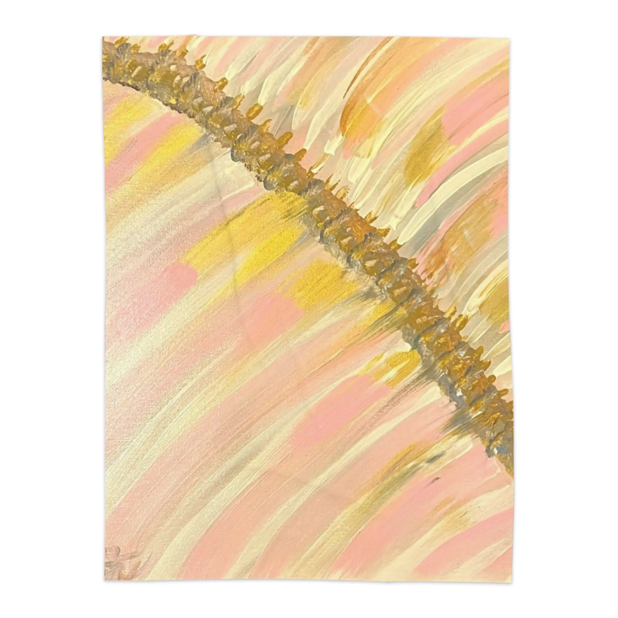 "Disjointed "By Deanna Caroon - Sherpa Blanket