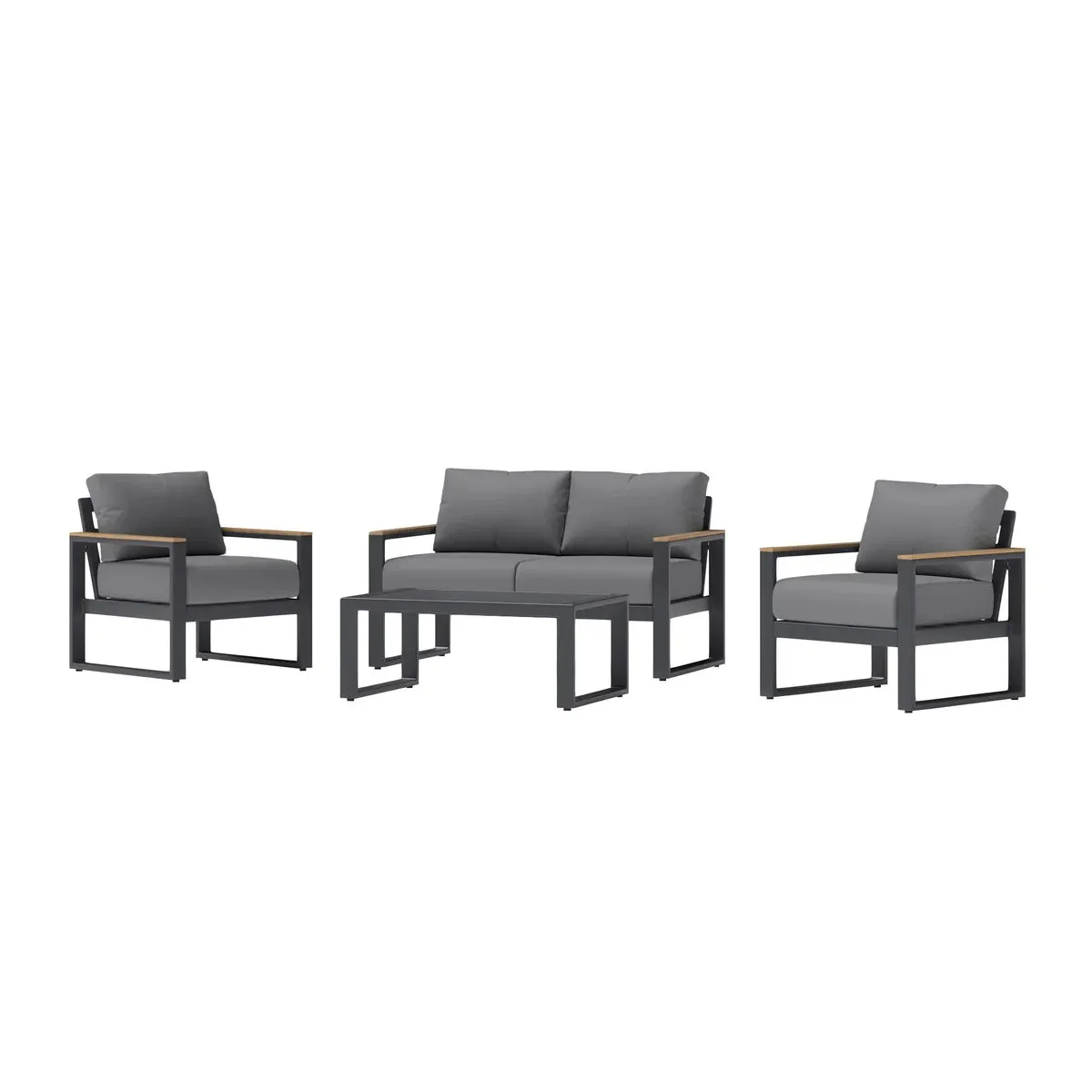 Sierra 4-piece Outdoor Patio Seating Set