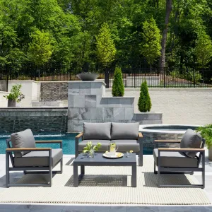 Sierra 4-piece Outdoor Patio Seating Set