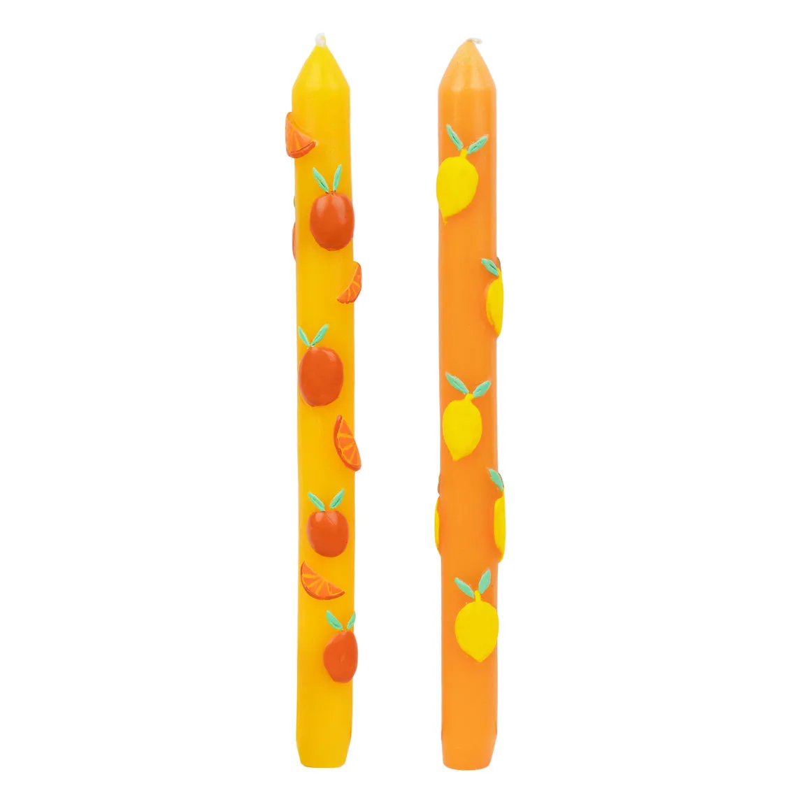Talking Tables: 3D Citrus Taper Candles