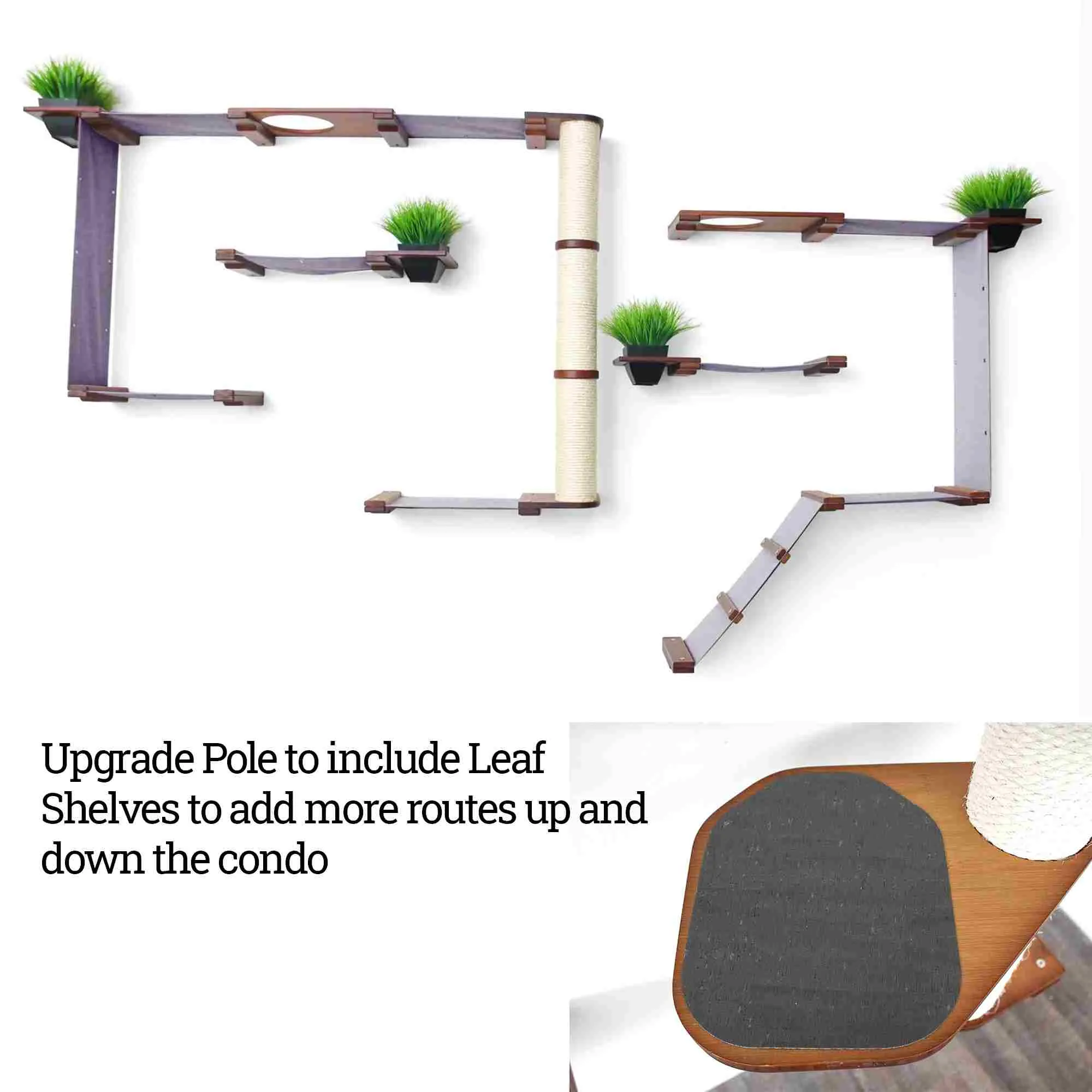 The Gardens Cat Condo (Wall-Mounted Cat Tree)