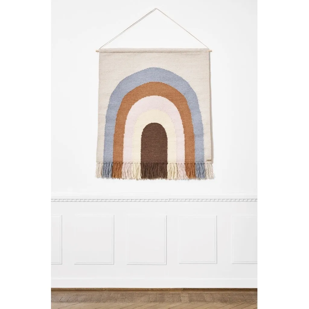 The OYOY Wall Hanging Rainbow Rug
